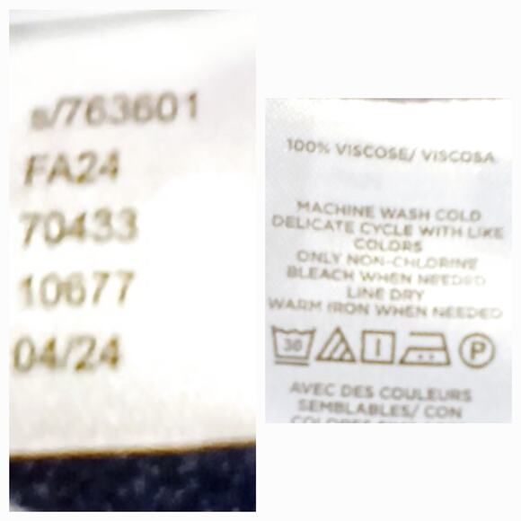 Loft SZ M Bandana Print Pleated Mini Dress Kick Flare Blouson Sleeves 763601 NWT - Picture 7 of 9